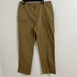 Lauren Ralph Lauren Pants Womens 16 Straight Leg Utility Pockets Casual Workwear